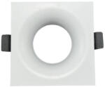 NEDES Beépíthető spot lámpatest, négyzet alakú, fix, fehér (GU10) (SR003)
