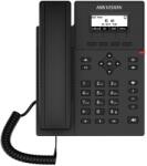 Hikvision Telefon SIP 4 linii HikVision DS-KP6000-HE1 audio HD difuzor/casti, 33 taste fizice, ecran dot-matrix 2.3 inch, capacitate 600 apeluri, 2 porturi RJ-45 10/100 Mbps, suport PoE IEEE802.3af, alimentare 
