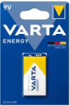 VARTA ENERGY Alkaline 6LR61 4122 tartós 9V elem (Varta-Energy-6LR61-4122)