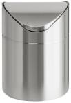 VEPA BINS Szemetes, 1, 5 l, rozsdamentes acél, asztallapra szerelhető, VEPA BINS, ezüst