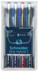 Schneider One Hybrid C 0, 3 mm-es görgős toll - 4 darabos készlet