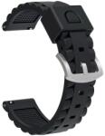  Okosóra szíj - Huawei Watch GT / GT2 / GT2 Pro (46 mm) / GT Runner 2 - DQYLH fekete szilikon szíj (22 mm) - graffistore