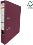 Optima Biblioraft A4 plastifiat interior-exterior, 5 cm, visiniu, OPTIMA (OP-50055012)