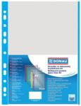 DONAU Folie protectie cu margine color, 40 microni, 100 buc/set, albastru, DONAU (DN-1774100PL-10)