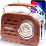 Retoo Retro konyhai mobil rádió FM/AM//USB-s, akkumulátoros, és hálózati, E849 (E849)