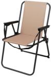 ProGarden Retro összecsukható kemping-horgász szék, 110kg teherbírás, 600D poliészter, beige (FD8400870)