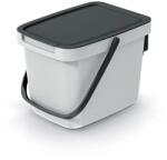 KEDEN Coș de gunoi Systema Q Collect 6 l, culoare cenușie cu capac negru Cos de gunoi