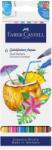 Faber-Castell Set 6 buc. marker solubil 2 capete Tropical Collection Coconut Faber-Castell Goldfaber (FC164509)