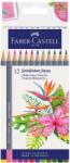 Faber-Castell Creioane colorate acuarela Goldfaber Tropical Collection 12 culori, Faber-Castell (FC114610)