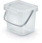 KEDEN Coș de gunoi 3 l transparent SYSTEMA Q COLLECT Cos de gunoi