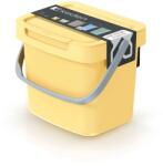 KEDEN Coș de gunoi 3 l cu capac galben deschis SYSTEMA Q COLLECT Cos de gunoi
