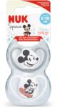 Nuk Suzeta Pm Air Disney Mickey Gri M2(6-18l) 2buc (4008600405733)