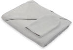 NEW BABY Gyermek frottír törölköző és kapucnival New Baby BASIC 100x100 szürke - babamamakozpont