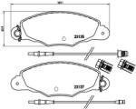 BREMBO Fékbetét készlet BREMBO P 61 061 for CITROËN (P 61 061)