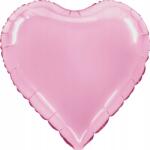PartyBee Fólia lufi Szív Rózsaszín 45cm Héliummal tölthető Évforduló Valentin Nap