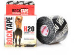 RockTape H2O cu extra adeziv - Negru cu logo