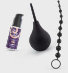 Crushious Anal Thrill análkészlet 90 ml douche, 50 ml síkosító, 10 golyós anál lánc - szexvital