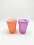 Tupperware Újhullám pohár 330 ml - többféle változatban Fajta: naracs szívószálas 2x 330ml