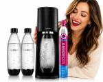 SodaStream Szódakészítő Gép SodaStream Terra fekete 2 db Fuse palack 1l gáz (7290113764231)