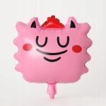 PartyBee Fólia lufi Emoji Smile Rózsaszín 51cm