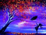NORIMPEX - Puzzle Tablou Diamant: Copac magic cu o fată 30x40cm - 1 - 39 piese