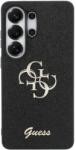 GUESS Carcasa Guess Fixed Glitter Big 4G Metal Logo compatibila cu Samsung Galaxy S26 Ultra, Negru (3666339613938)