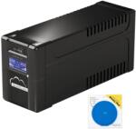 SilverCloud Pachet UPS SilverCloud SafePC 650AVR putere 360W si Sticky Pad Blue inclus (PNI-600VA-SPB)