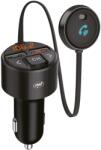 PNI Modulator FM PNI Valentine V880 cu microfon, Bluetooth 5.0, MP3 player, transmitator FM, port USB dual, incarcare rapida dispozi (PNI-V880)