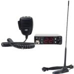 PNI Statie radio CB PNI Escort HP 5500 si antena CB PNI Extra 45, 45 cm, SWR 1.0, 26-30MHz, 150W, negru (PNI-PACK129) Statii radio
