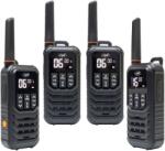PNI Kit 4 statii radio portabile PNI PMR R80 PRO 0.5W, 16 canale, Waterproof IP67, cu lanterna LED, buton SOS, VOX, USB-C (PNI-R80-4) Statii radio