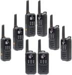 PNI Kit 8 statii radio portabile PNI PMR R80 PRO 0.5W, 16 canale, Waterproof IP67, cu lanterna LED, buton SOS, VOX, USB-C (PNI-R80-8) Statii radio