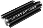 Dodaco Suport numar telefon parcare auto multifunctional, suport telefon, spargere geam, compartiment parfum, aluminiu PC, negru