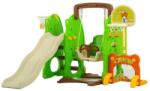 Baby Mix Tobogan pentru copii cu leagăn Baby Mix 3 în 1, verde