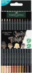 Faber-Castell Creioane Colorate 12 Culori Skin Tones Black Edition (fc116414)