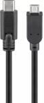 Goobay Cablu USB Type C 3.1 tata - USB2.0 micro B tata 1m Goobay (67993) - drumix