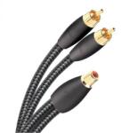 AudioQuest Splitter 1xRCA mama la 2xRCA tata Audioquest F22M-FLX-X, 15cm (F22M-FLX-X)