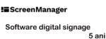 ScreenManager Software digital signage Enterprise SCREENMANAGER 5 ani (SOFT-ScreenManager-5)