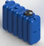 Valrom Rezervor apa rectangular 1000L Valrom, polietilena, albastru, cu capac, pentru stocare apa (49031000000)