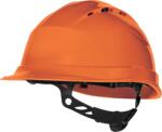 Delta Plus Delta quartz up iv / Предпазна каска с къс визьор - оранжева, регулируема (quarup4or)
