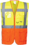 Portwest hi-vis prague executive s376 / Светлоотразителна жилетка - hv жълто/оранжева xl (s376yorxl)