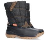 Demar comfy 1356c / Детски снежни ботуши с овча вълна - черни 25-26 (1356b/25-26)