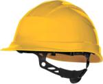 Delta Plus Delta quartz up iii / Предпазна каска с къс визьор - жълта Регулируема (quarup3ja)