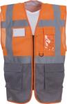 Yoko HI-VIS HVW820 / Мрежеста предпазна жилетка - HV оранжево/сива L (79W820zw203)