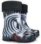Demar twister lux print 0038 s зебра / Детски гумени ботуши с изолация 24-25 (0038s/24-25)