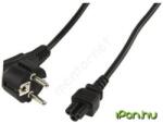  230V Lóhere Tápkábel Fekete 1.8m 19.99. 1028 (19.99.1028)