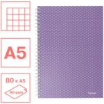 Esselte Colour Breeze spirálfüzet A5 kockás levendula (628469)