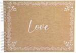 Exacompta Fotóalbum spirál 32x22 cm 25 lap KRAFT mintás (16234E)