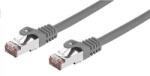 C-TECH UTP CAT6 Összekötő Szürke 1m CB-PP6F-1 (CB-PP6F-1)