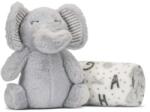 Lorelli Nappy takaró 75x90 cm - Grey Elephant (3800166122212)