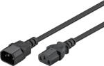 Goobay IEC Tápkábel Fekete 5m 39203 (39203)